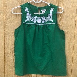 JCrew Green Top
